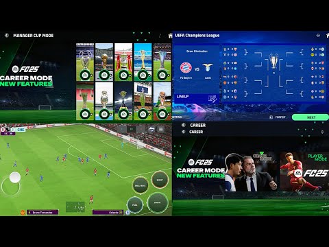 FIFA 16 MOBILE MOD EA SPORTS FC 25 ANDROID OFFLINE ALL TOURNAMENT NEW FACES KITS 2025 FULL TRANSFERS