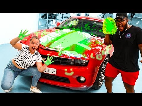 ME LLENAN DE PINTURA MI NUEVO COCHE CAMARO! *CASI LLORO* FIXFIVE