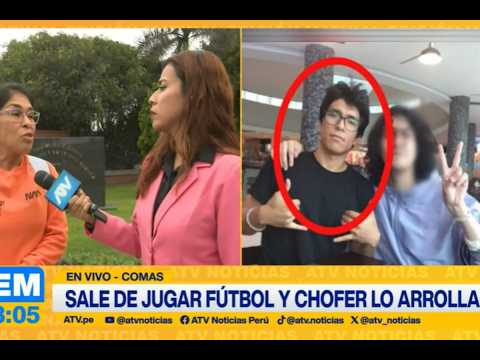 Tragedia en Comas: joven fue arrollado al salir de una pichanga y está en UCI