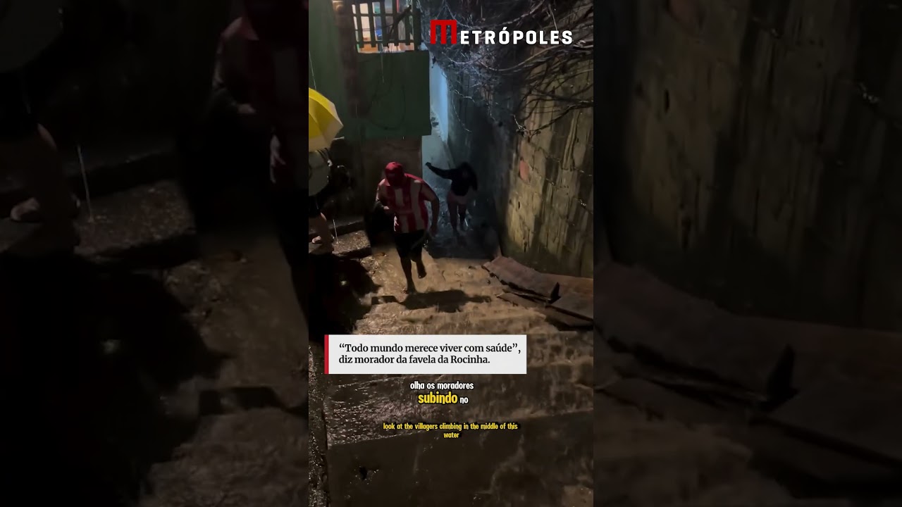 “Todo mundo merece viver com saúde”, diz morador da favela da Rocinha