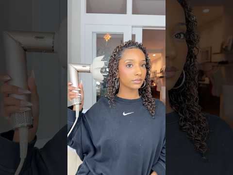 CURLY HAIR ROUTINE #curlyhair #hairstyle