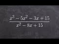 Rational Expressions and Factoring Techniques