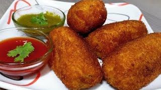 सबसे जल्दी बनने वाले bread spring roll😊, easy bread cutlet recipie😋@loveofcooking2869