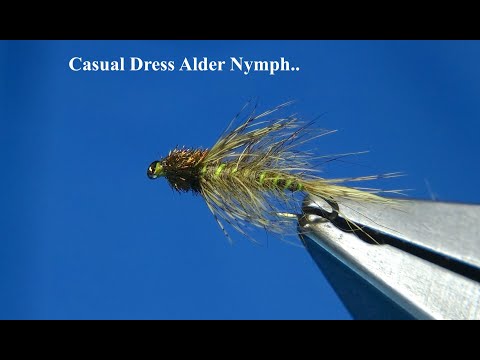 Tying the Casual Dress Alder Nymph by Davie McPhail