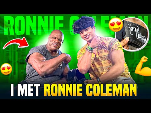 // I MET RONNIE COLEMAN 😈//~ARYAN KANDARI