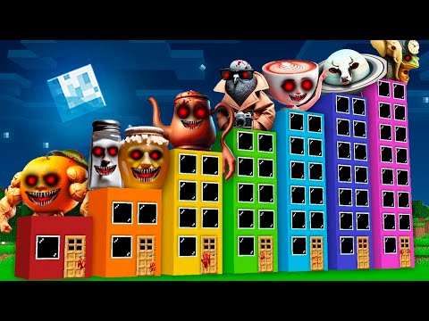 Ne CHOISISSEZ pas le mauvais HOTELS sur Minecraft ! ( UDINDINDUN , BALLERINA , LA VACA SATURNO ... )