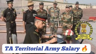 TA Army Salary 🔥 ll Territorial Army Per Month Salary kitni milati hai ll TA Army Per Month Salary 
