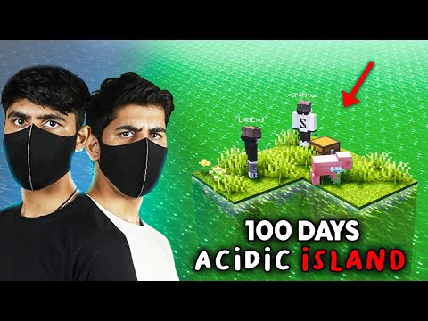We Civilized This ACIDIC ISLAND in 100 Days!