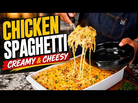 Creamy Chicken Spaghetti That Everyone Will Love