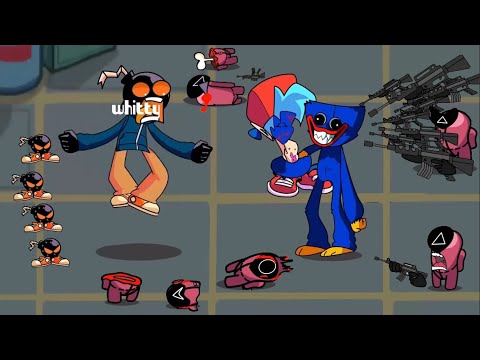 Friday Night Funkin Vs Poppy Playtime - Huggy Wuggy Is Back | Cartoon Animation