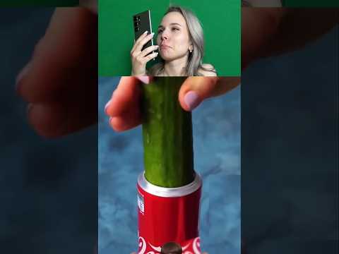 Проверила лайфхак с нарезкой огурца! #лайфхак #проверкалайфхаков #lifehacks #cocacola