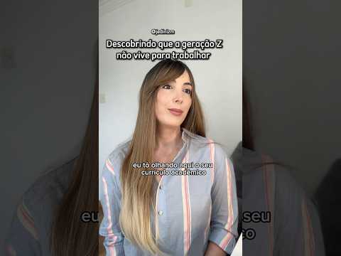 Geração Z na entrevista de emprego @jedinizm
