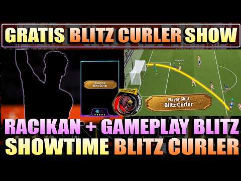 GRATIS SHOWTIME BLITZ CURLER !! AUTO BANTAI LAWAN PAKE SKILL BLITZ CULRER PAY TO WIN !! MANTAP BRO !