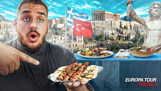 FOODTOUR DURCH ATHEN 🇬🇷 (Türkisches Essen geklaut?!) 🤔🇹🇷 | EuropaTour 1.0 – Griechenland