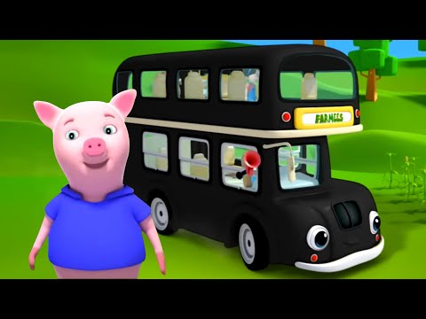 Wheels On The Bus, Vehicle Songs and Nursery Rhymes for Kids