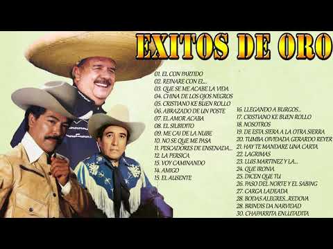 LORENZO DE MONTECLARO, CORNELIO REYNA Y GERARDO REYES -30 SUPER CANCIONES CORRIDOS Y RANCHERAS