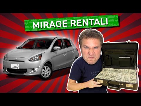 Doug DeMuro's Mitsubishi Mirage Rental Adventure on Turo