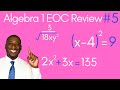 Radicals, Inequalities, and Quadratics Concepts