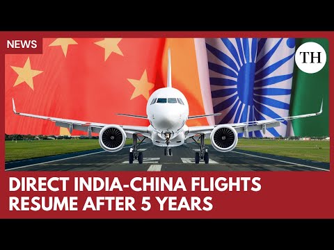 YouTube video thumbnail: India and China to Resume Direct Flights From October 26 After 5 Years