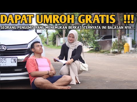 DAPAT UMROH GRATIS  !!! SEORANG PENGEMIS YANG MENEMUKAN BERKAS, TERNYATA INI BALASANNYA....