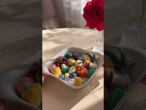crochet mini VEGETABLES and FRUITS