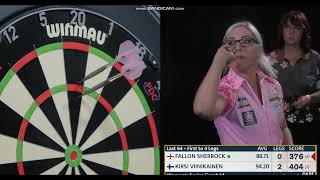 PDC Women´s Series 14 (Sherrock vs Viinikainen)
