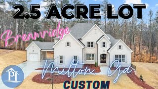 Milton, Georgia | New Custom Home | 5200 SF | 5 Bedroom | 5.5 Bath | Atlanta, GA