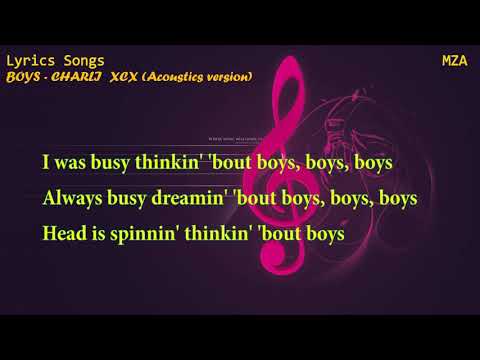 Boys (Acoustic version) Charli XCX
