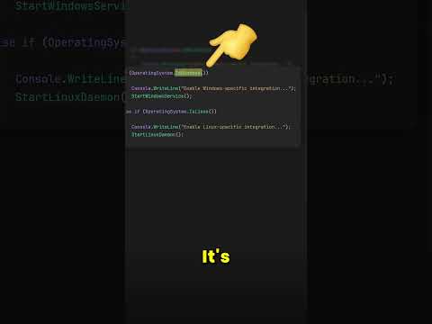Checking your OS in .NET is easy