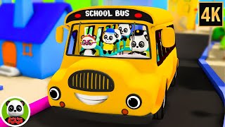 Wheels on the School Bus Go Round and Round | Nursery Rhymes for Babies | Kids Songs For Children