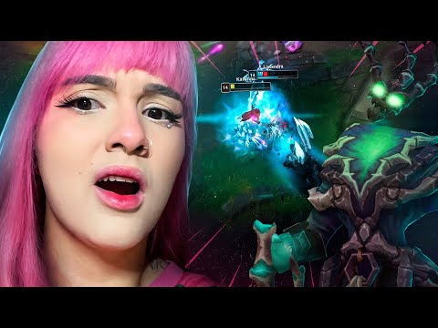 MEU TIME JOGANDO NO LIMITE!! 😬 - League of Legends