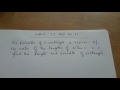 Perimeter and Dimensions of Rectangles