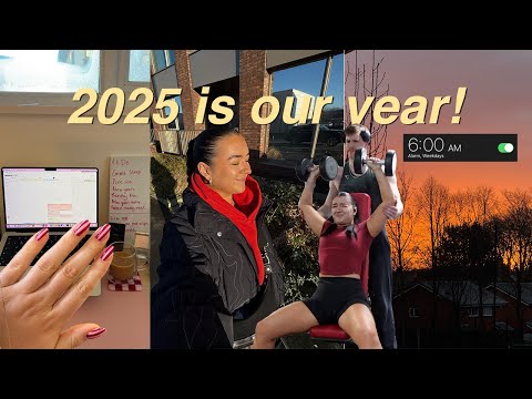 the first week of 2025!! my goals and how im achieving them ⭐️