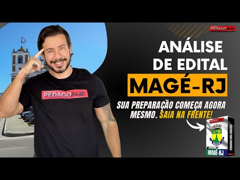 🔴Ao vivo: Análise de edital Magé-RJ! Saia na frente da concorrência, estude com PEDAGOFLIX!