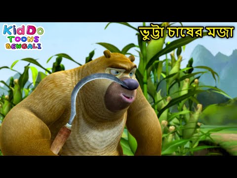 ভুট্টা চাষের মজা | Funny Super Bear Cartoon Bangla | The Corns That Bind (Part 1) | Comedy Animation