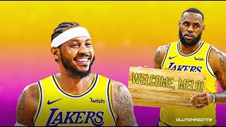 CARMELO ANTHONY WELCOME TO LAKERS LAST OPPORTUNITY