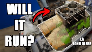 We Fully Restored A 2 Cylinder John Deere Engine From The 1940's!