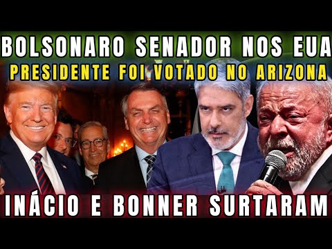 URGENTE BOLSONARO É VOTADO COMO SENADOR NOS EUA INÁCIO QUASE TEVE PIRIPAQUE COM REPERCUSSÃO MUNDIAL