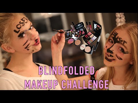 BLINDFOLDED MAKEUP CHALLENGE (FT. JORDYN JONES)
