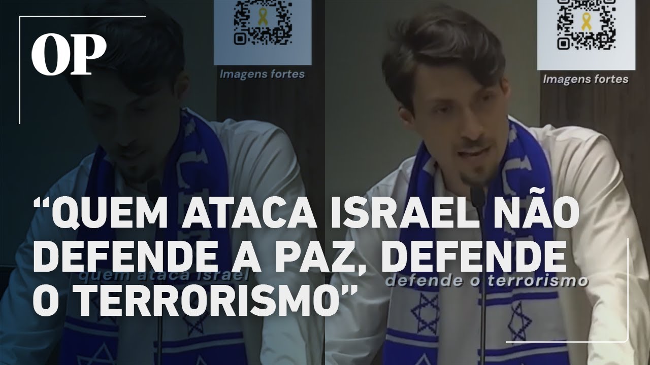 Renan Bolsonaro afirma que atacar Israel é defender o terrorismo