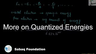 More on Quantized Energies