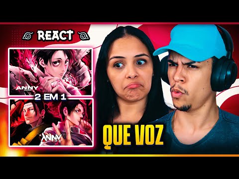 2 EM 1 ANNY: Puro Amor + Doppelgänger ft. ‪M4RKIM‬ | [Casal Jounin React] 🔥