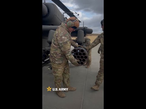 How do you load an Apache helicopter? #viralvideo #shortvideo