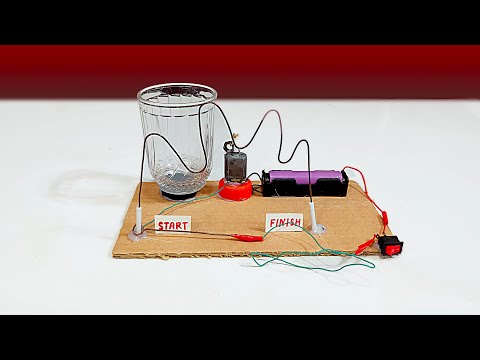 How to make buzz wire games very easily at home | Science Project