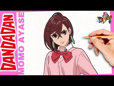 COMO DIBUJAR a MOMO AYASE de DAN DA DAN paso a paso