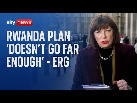 Rwanda: Rishi Sunak's bill does not 'go far enough', ERG says
