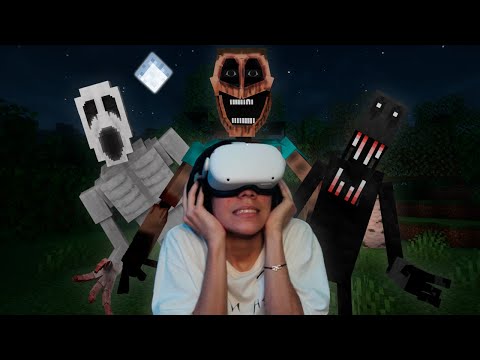 Meti TODOS los Mods de TERROR En Minecraft VR...