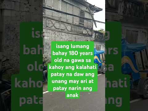 apo nalang daw ang nag aalaga sa lumang bahay at ang balita maraming ginto sa loob naka baon
