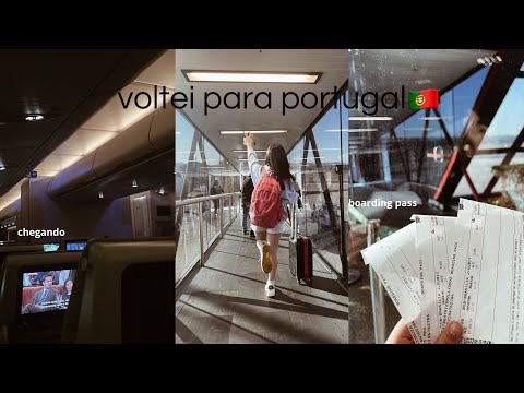 VOLTEI PARA PORTUGAL🇵🇹 || 9 horas de avião