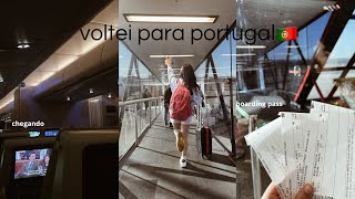 VOLTEI PARA PORTUGAL🇵🇹 || 9 horas de avião